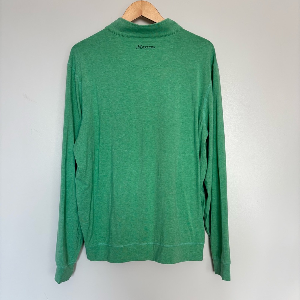 Masters Classics Quarter Zip Long Sleeve Top Men’s XL Green Golf Outdoor - Picture 6 of 12